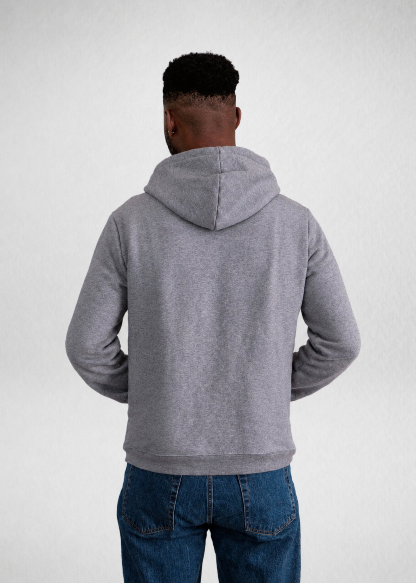 Hoodie Fondamental gris chiné