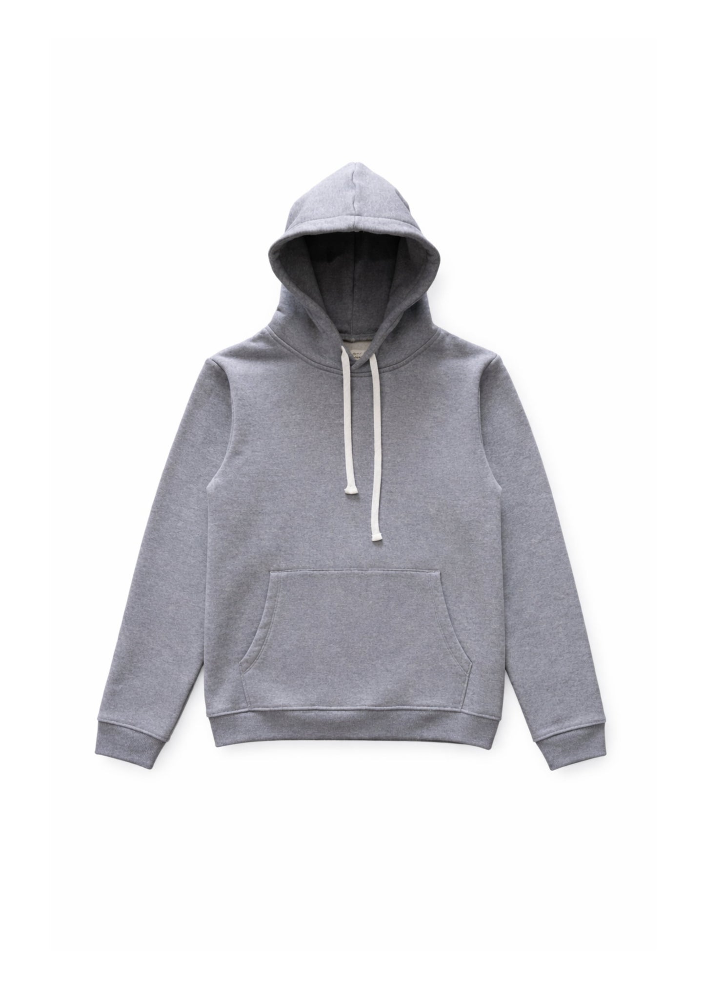 Hoodie Fondamental gris chiné